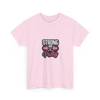 Strong and Pretty Tee — 'Strong and Pretty' Fitness Graphic T-Shirt