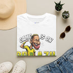 Brazilian Soccer comic style  figure T-Shirt — "Game Is On" Caricature Neymar Fan Tee