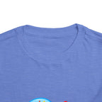 2nd Birthday Toddler Tee — Happy Birthday Number 2 with Cars & Balloons