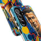 Portugal  legend Pop Art Tough Phone Case — Colorful Soccer Legend Protective Cover