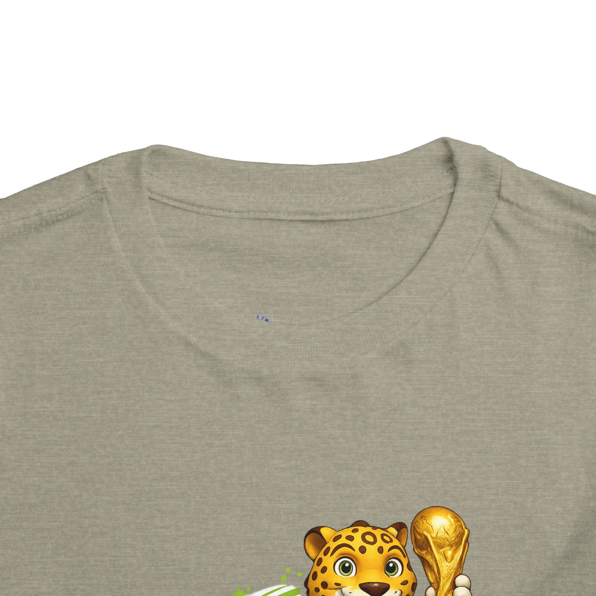 Soccer cup 2026 Toddler Soccer Tee — Cute Tiger Mascot Trophy Design
