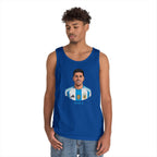 "I am Here to Stay" Argentina Soccer Star Tank Top — Jersey Portrait World Cup 2026.
