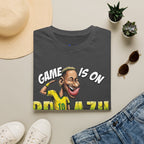 Brazilian Soccer comic style  figure T-Shirt — "Game Is On" Caricature Neymar Fan Tee