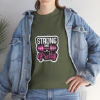 Strong and Pretty Tee — 'Strong and Pretty' Fitness Graphic T-Shirt