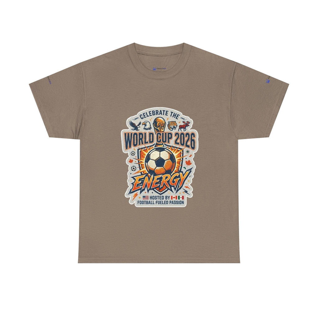 World Cup 2026 Energy Soccer Tee — "EAT SLEEP WATCH REPEAT" Fans Inspired.