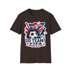 Soccer  Cup T-Shirt – "Go Team! Cup Soccer" USA Flag Design