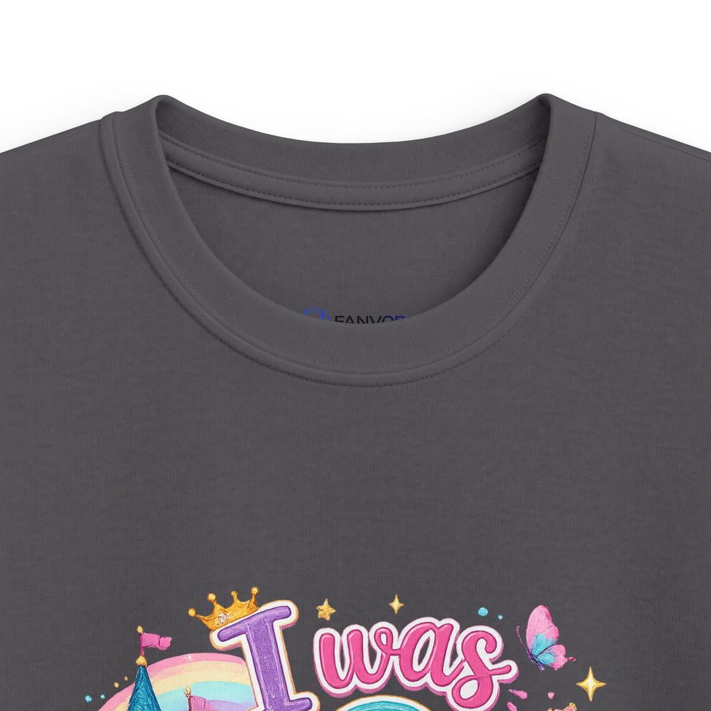 Girls' Princess 8th Birthday T-Shirt — "This Is How I Turn 8" Floral Castle Tee