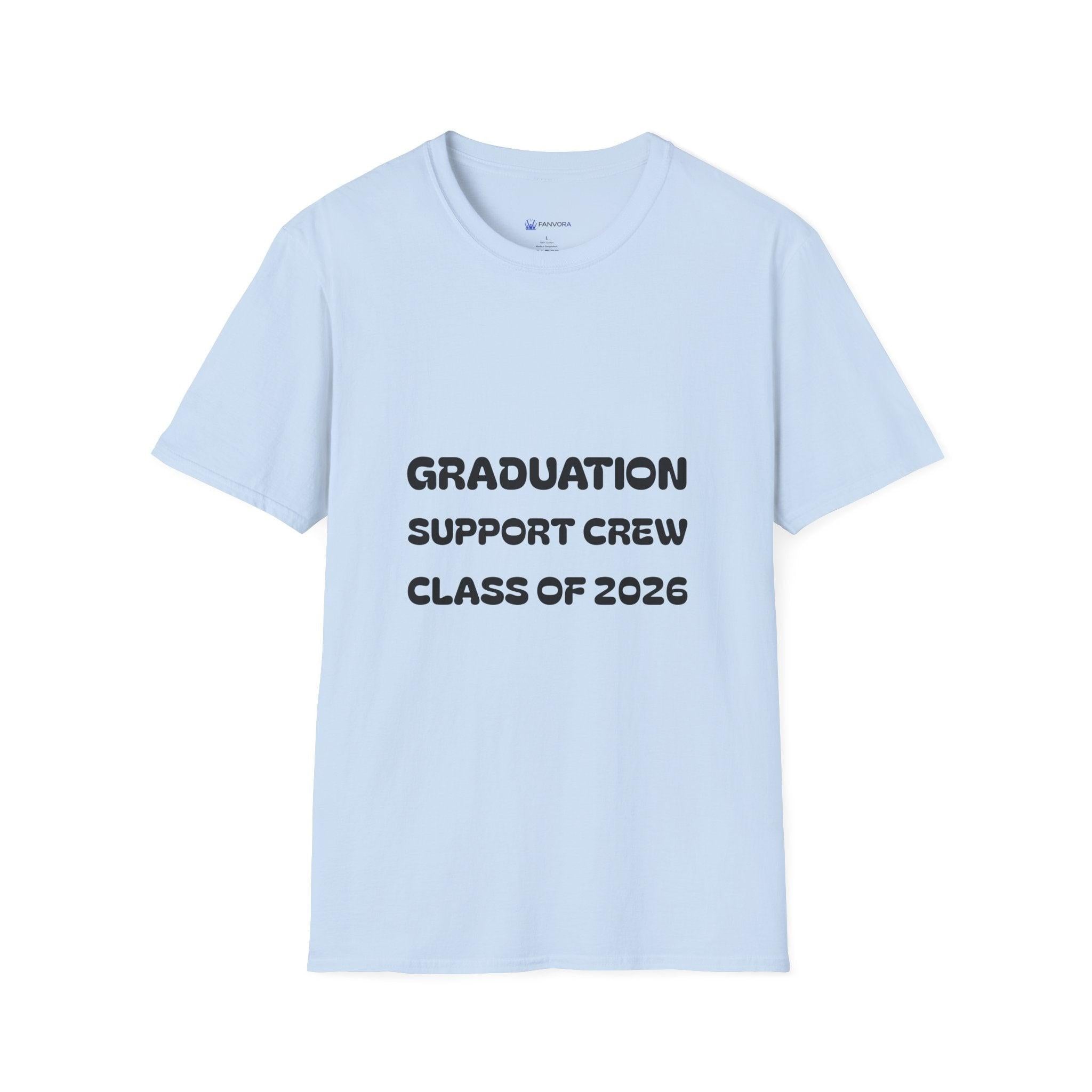 Graduation Support Crew T-Shirt — “Class of 2026” Proud Brother Tee.