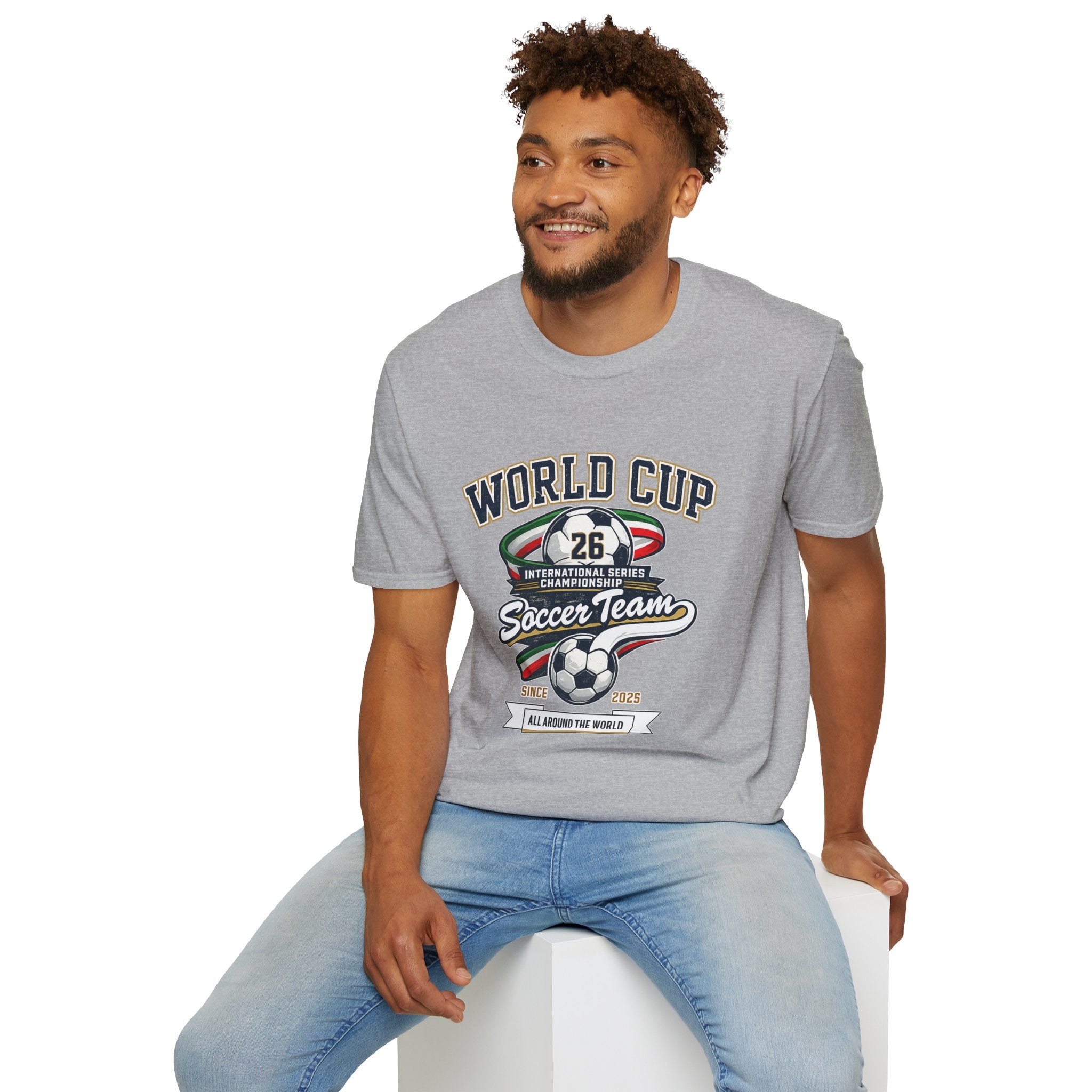Soccer Team T‑Shirt – Vintage International Series Championship Design