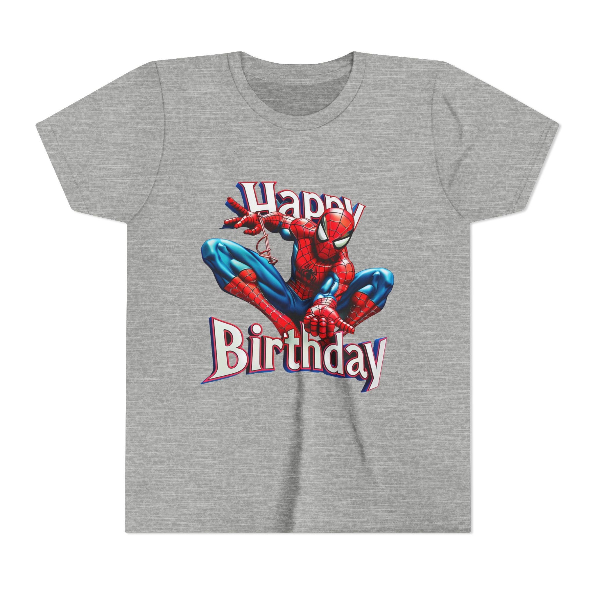 Spider Hero "Happy Birthday" Youth Tee
