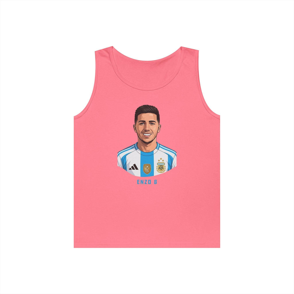 "I am Here to Stay" Argentina Soccer Star Tank Top — Jersey Portrait World Cup 2026.