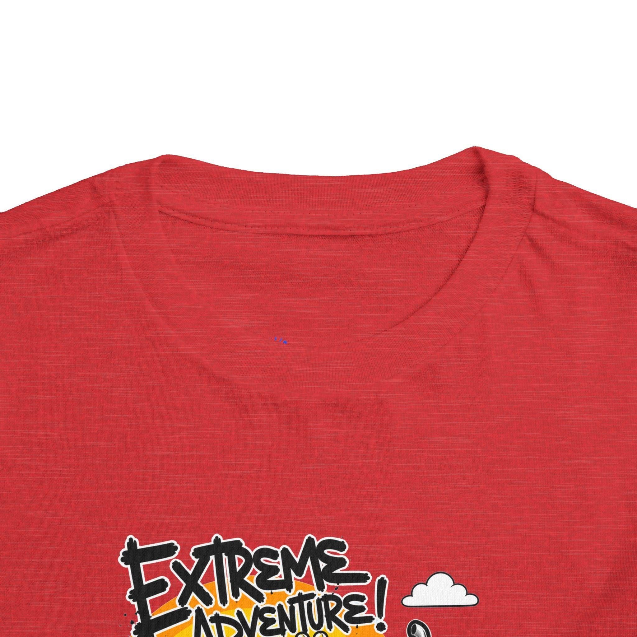 Toddler Tee - "Extreme Adventure 4x4 Off Road" Blue Monster Truck