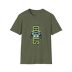Retro Game Controller T-Shirt — 'STED' Vertical Gamer Graphic Tee