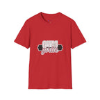 Gym Girlie T-Shirt — Women’s Fitness Tee with Barbell Graphic