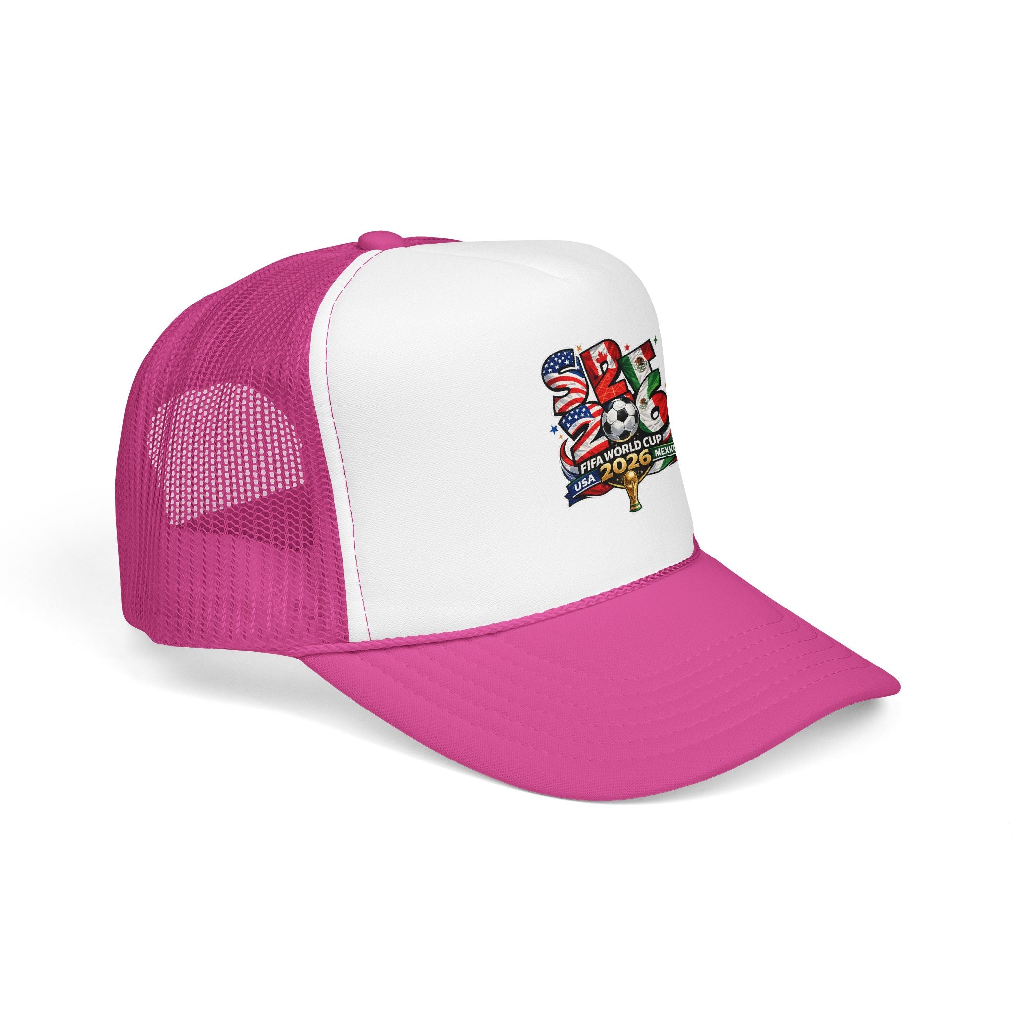 soccer cup 2026 Foam Trucker Hat — USA Soccer Patch Design