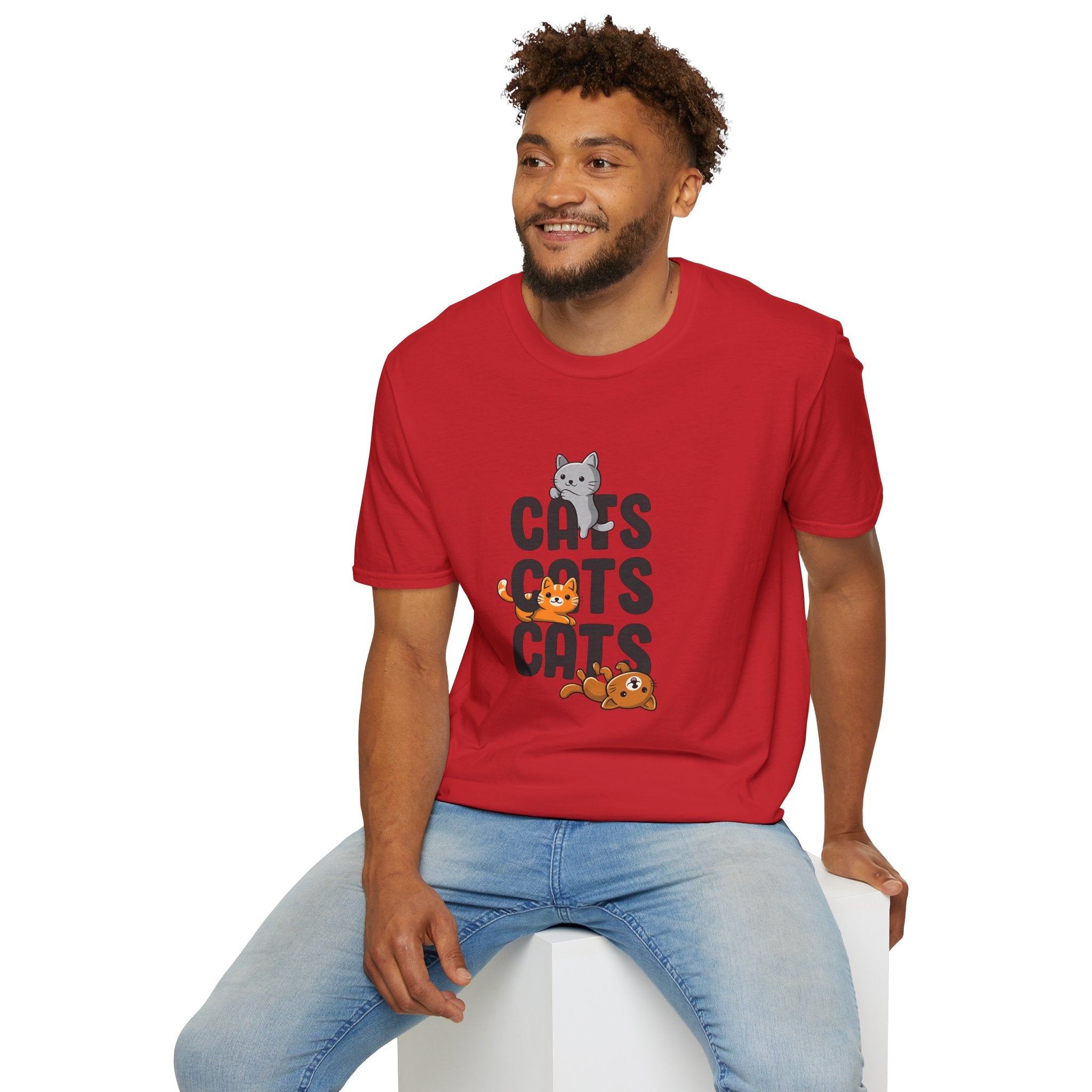 Cats Cats Cats T-Shirt — Cute Kitten Graphic Tee for Cat Lovers