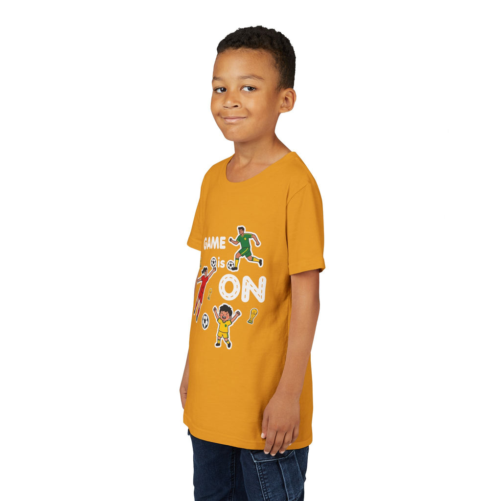 Kids Soccer Players T-Shirt 2026— Youth Football Team Tee