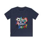 Kids Soccer  2026 Tee cartoon character