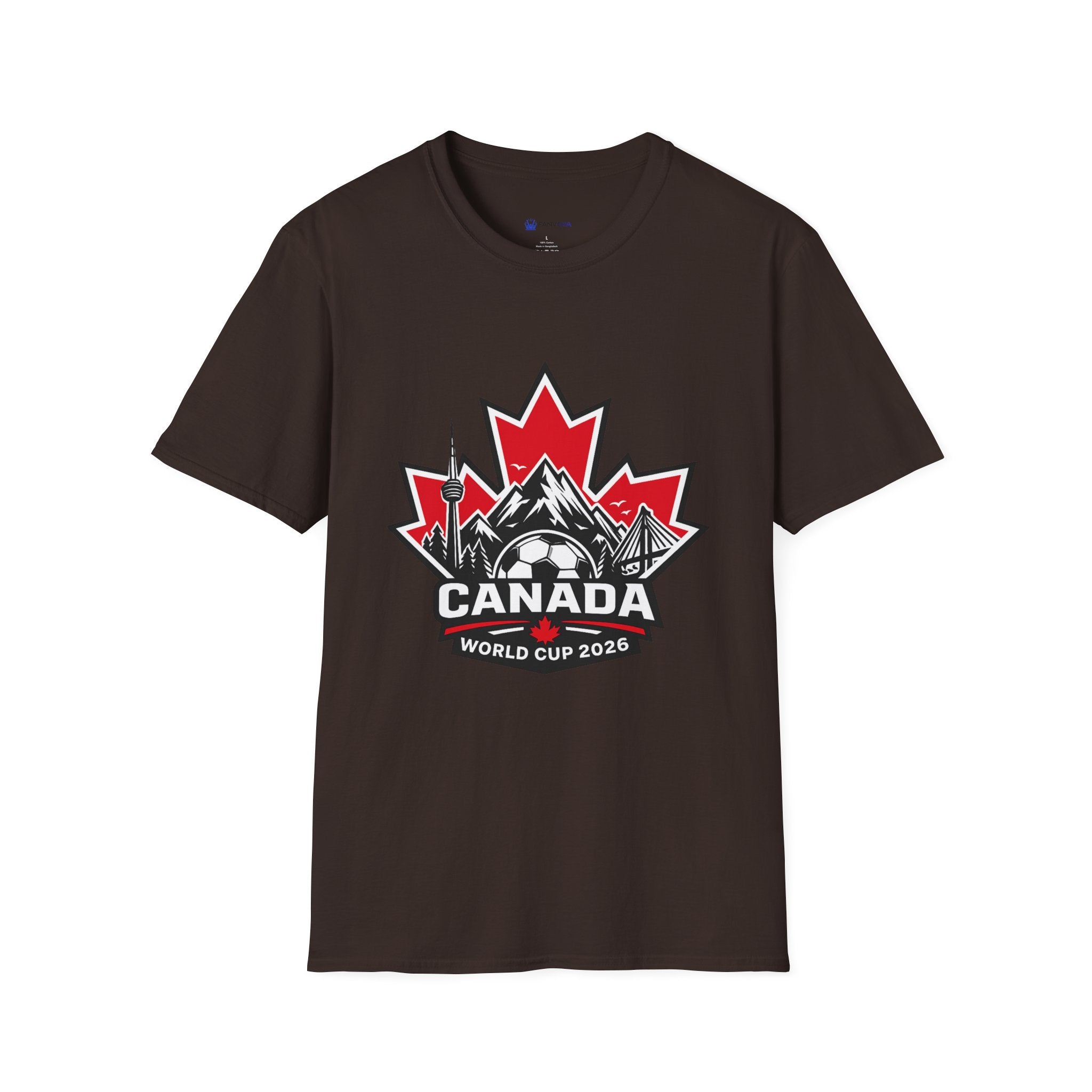 Canada soccer 2026 T‑Shirt — Maple Leaf Mountain Hockey Logo