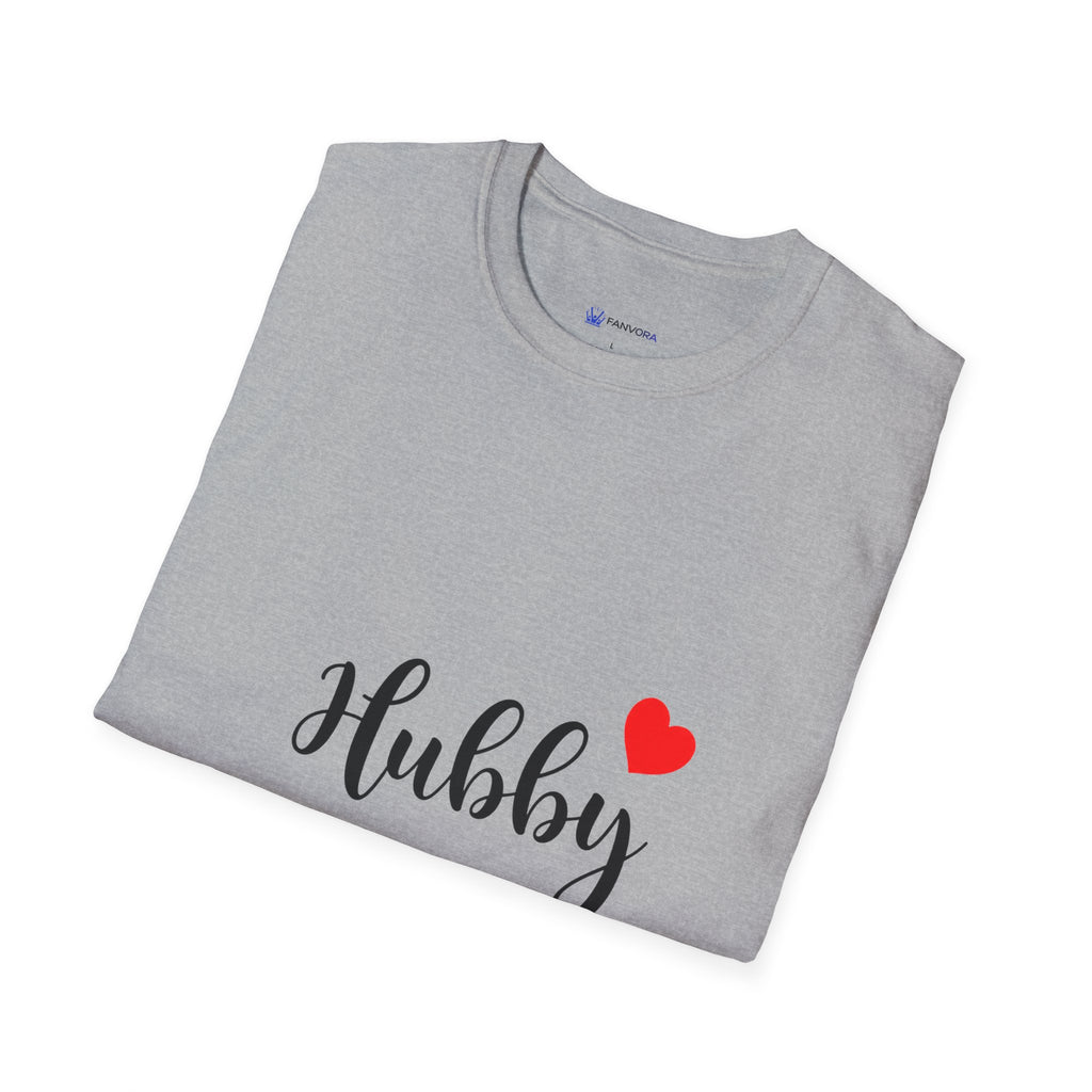 Hubby Heart T-Shirt — Cute 'Hubby' Graphic Tee for Wives & Anniversaries