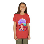 Birthday Youth Tee - Cute Mermaid "Happy Birthday" Graphic