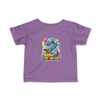 Toddler 2nd Birthday Tee – Colorful Balloon & Race Car "Happy Birthday" Shirt