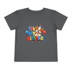 Toddler Birthday Tee — "It's My Birthday" Puppy Party Shirt