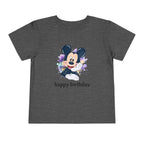 Toddler Tee — Cute Mickey "happy birthday" Birthday Shirt for Kids