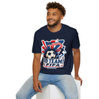 Soccer  Cup T-Shirt – "Go Team! Cup Soccer" USA Flag Design