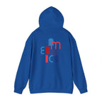 American Patriot Graphic Hoodie — Patriotic Fourth of July Sweatshirt.