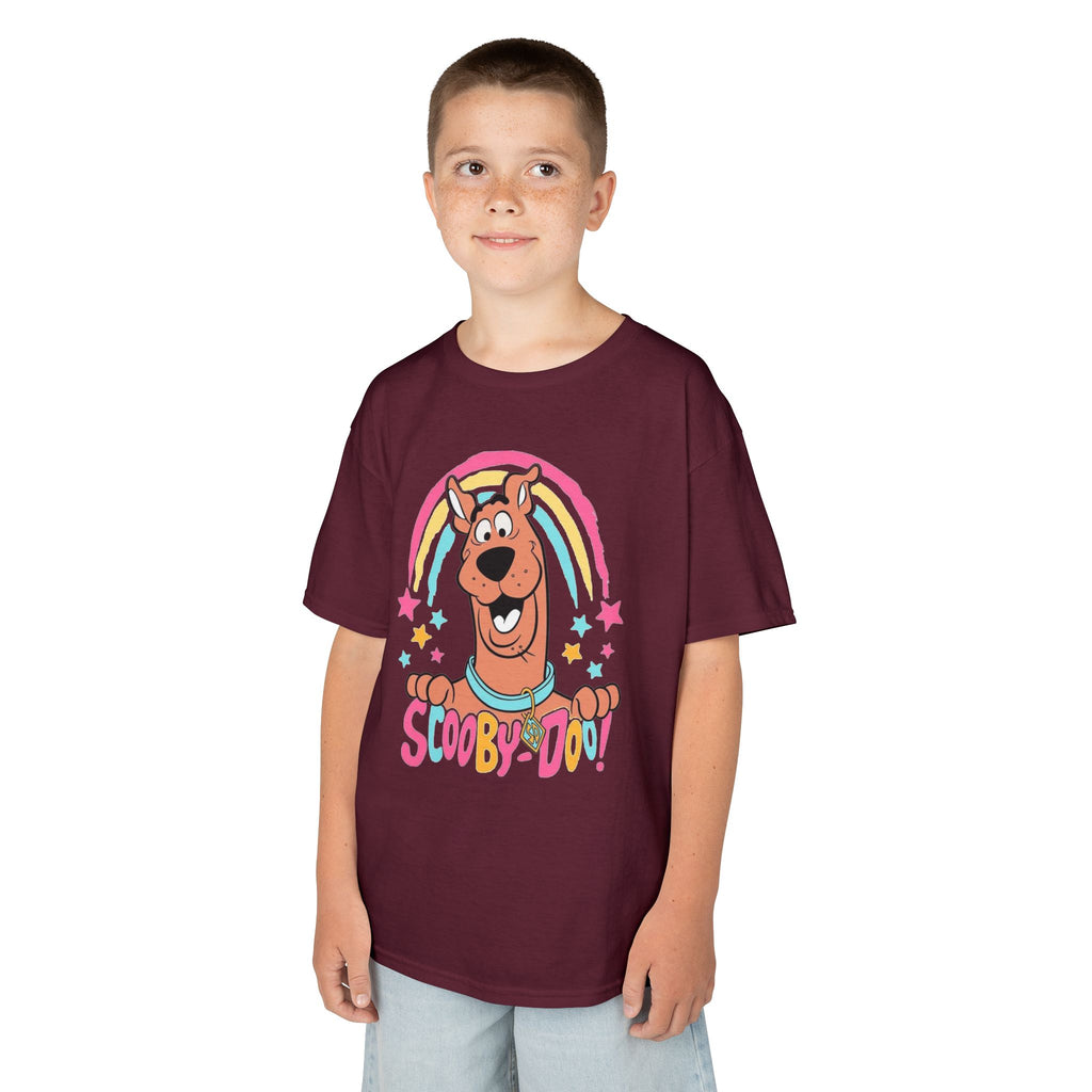 Scooby-Doo Kids T‑Shirt — Colorful Rainbow Cartoon Tee for Kids