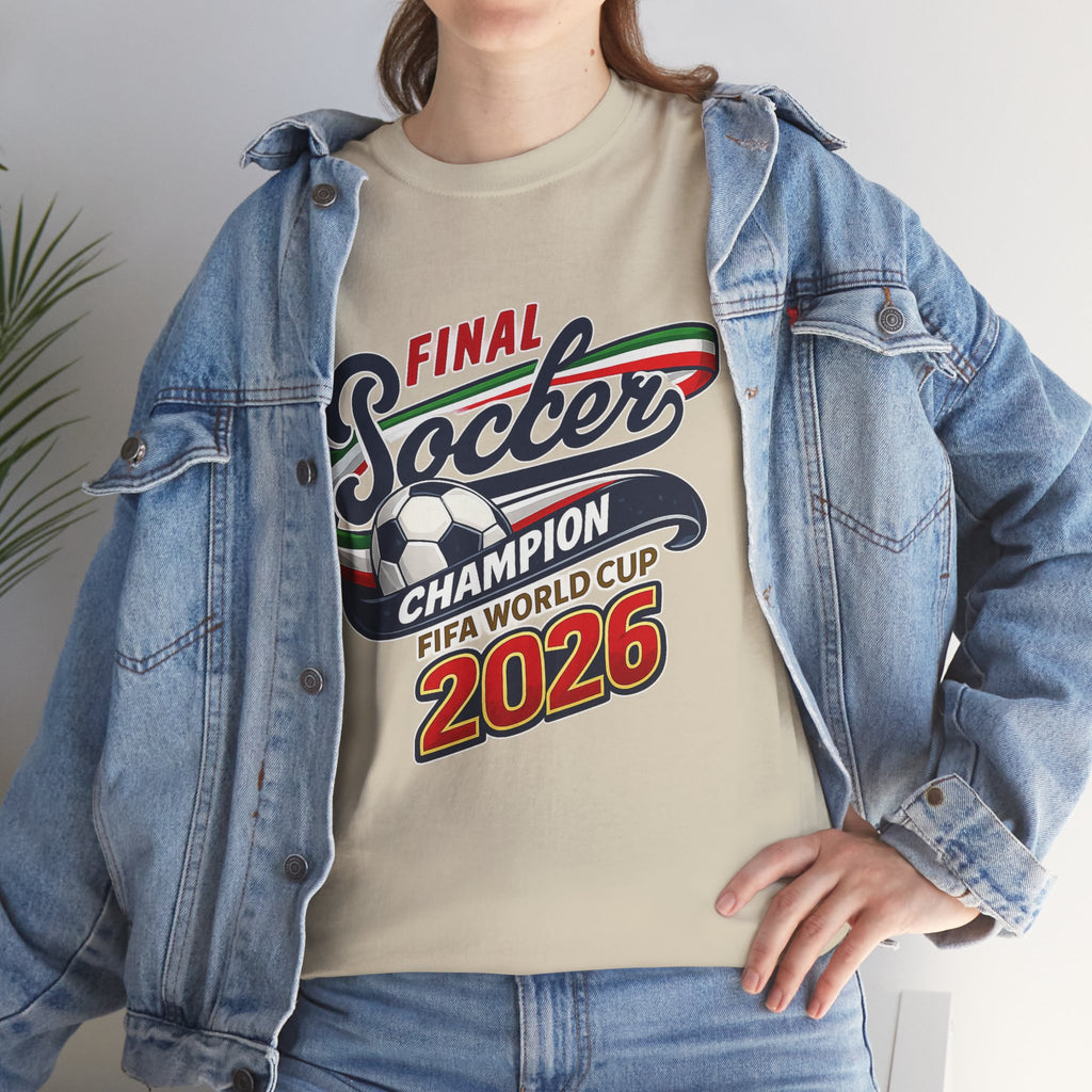 2026 Soccer  Champion Tee - Final Soccer Graphic Shirt