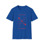 Cute heart game design t-shirt