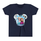 Girls' Frozen Princesses Youth Tee – Elsa & Anna Winter Friends Shirt