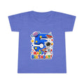 Toddler T-Shirt - Space 5th Birthday "Happy Birthday" Astronaut Number 5 Tee