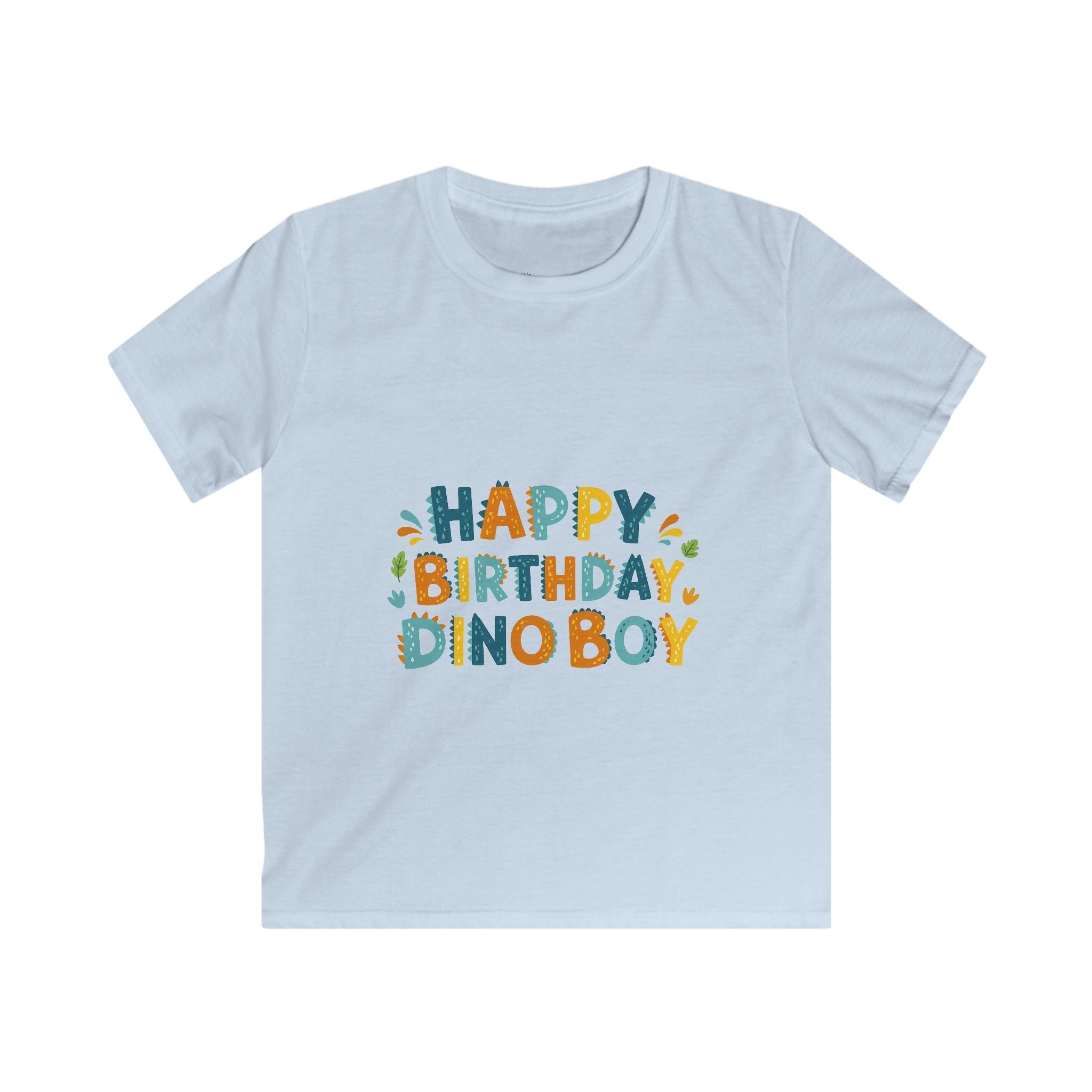 Happy Birthday Dino Boy Kids Tee