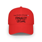 Finally Legal USA embroidered baseball cap
