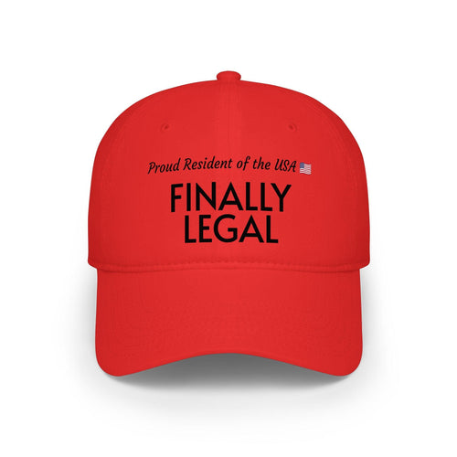 Finally Legal USA embroidered baseball cap