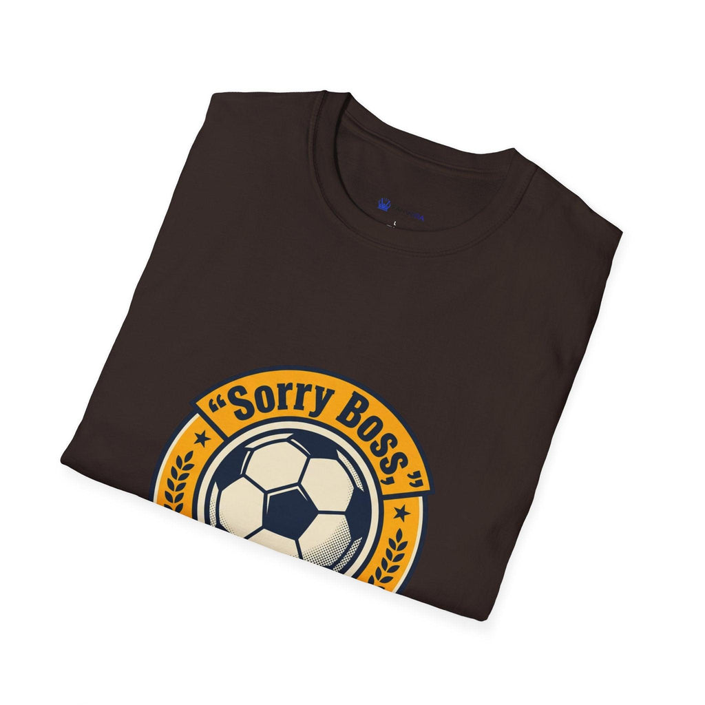 World Cup 2026 Fan Inspired T-Shirt — "Sorry Boss, World Cup Is On" Soccer Tee.