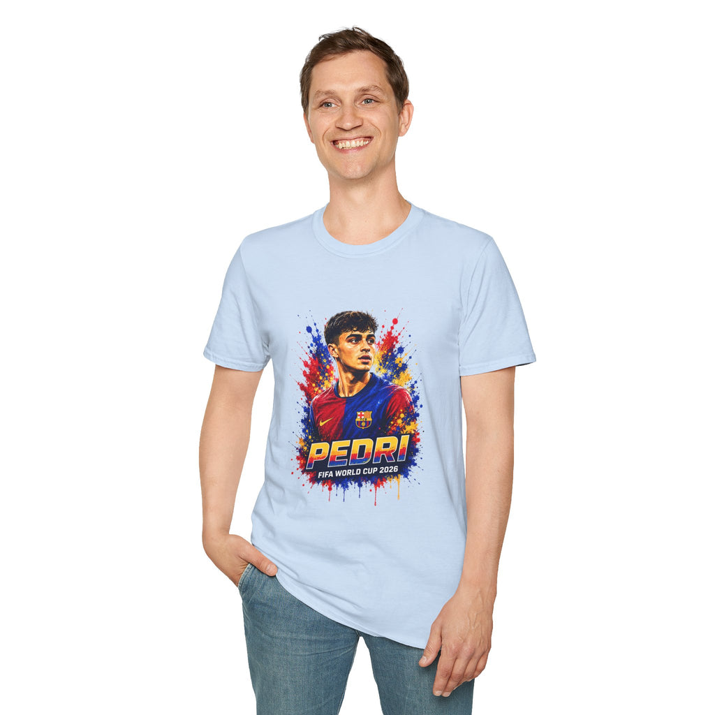 T-Shirt — 'Spain legend' Color Splash Soccer Portrait Tee