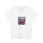 Strong and Pretty Tee — 'Strong and Pretty' Fitness Graphic T-Shirt