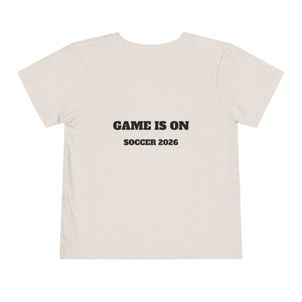 Toddler Soccer Tiger Tee — Cute Kicking Tiger Football Shirt for Kids