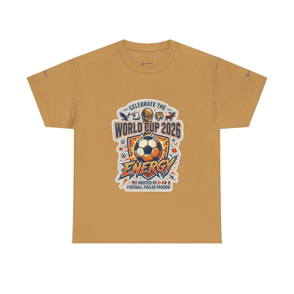 World Cup 2026 Energy Soccer Tee — "EAT SLEEP WATCH REPEAT" Fans Inspired.