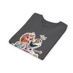 Kids' Birthday Tee - Cute Princess and Snowman "Happy Birthday" Graphic