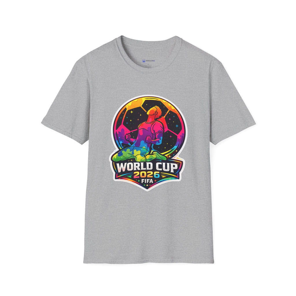 Soccer T‑Shirt — Colorful Retro Player Graphic