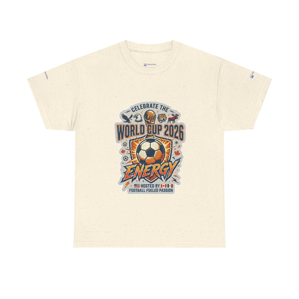 World Cup 2026 Energy Soccer Tee — "EAT SLEEP WATCH REPEAT" Fans Inspired.