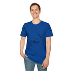 Pawsitive Vibes T-Shirt — Cute Paw Print Pet Lover Tee