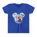 Girls' Frozen Princesses Youth Tee – Elsa & Anna Winter Friends Shirt