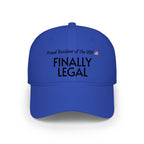 Finally Legal USA embroidered baseball cap