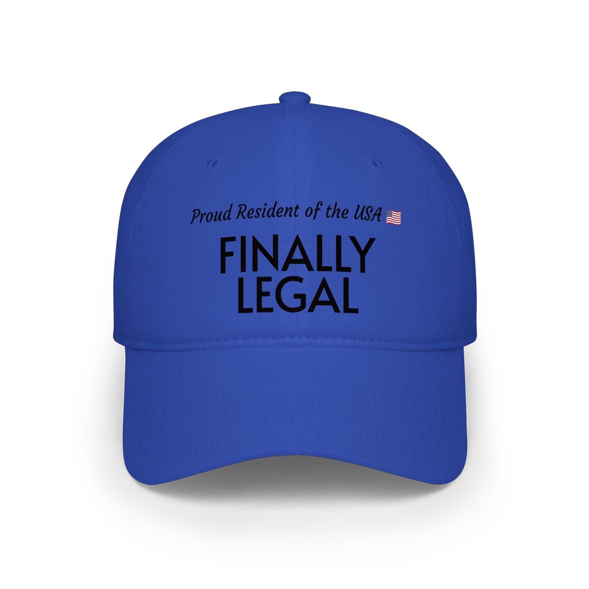 Finally Legal USA embroidered baseball cap